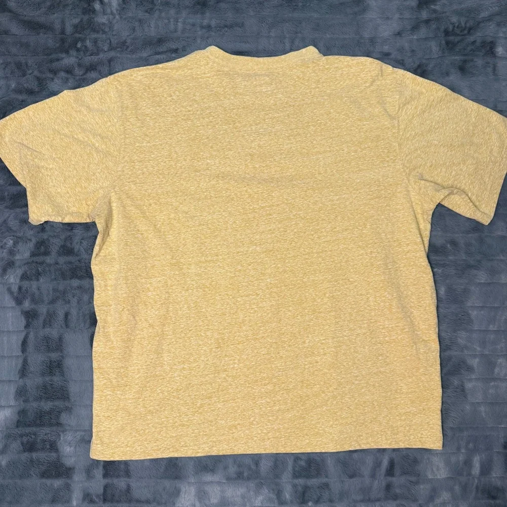 Carhartt Pocket T-Shirt Mens 2XL Yellow Heather Original Fit K87 Heavyweight Tee - Picture 7 of 8